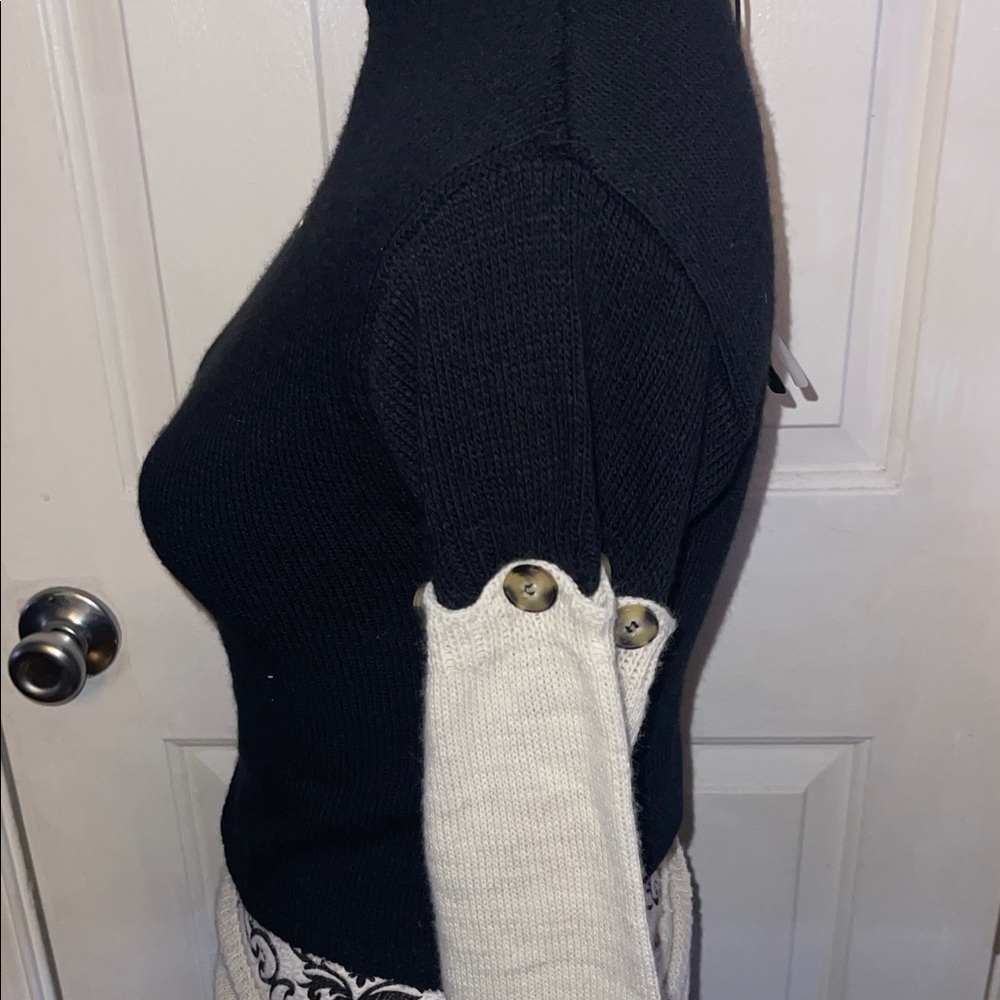 Basic pleasure mode nwt blackSweater with Red and… - image 5